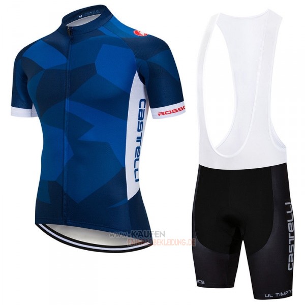 Castelli Kurzarmtrikot 2018 und Kurze Tragerhose Aus Blau