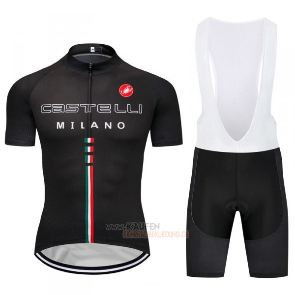 Castelli Kurzarmtrikot 2018 und Kurze Tragerhose Shwarz