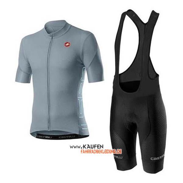 Castelli Kurzarmtrikot 2020 und Kurze Tragerhose Grau