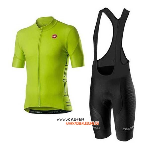 Castelli Kurzarmtrikot 2020 und Kurze Tragerhose Grun