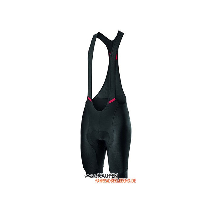 2021 Castelli Kurzarmtrikot und Kurze Tragerhose Rot Dunkel Blau