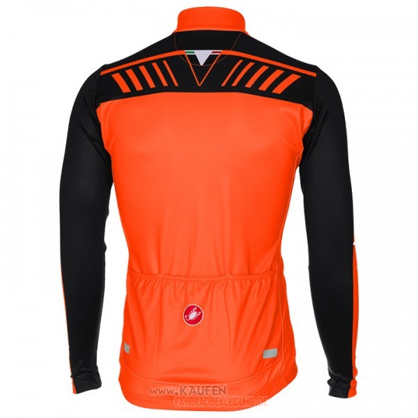 Castelli Langarmtrikot 2017 Und Lange Tragerhose Orange Und Shwarz
