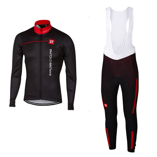 Castelli Langarmtrikot 2017 und Lange Tragerhose dunkel shwarz