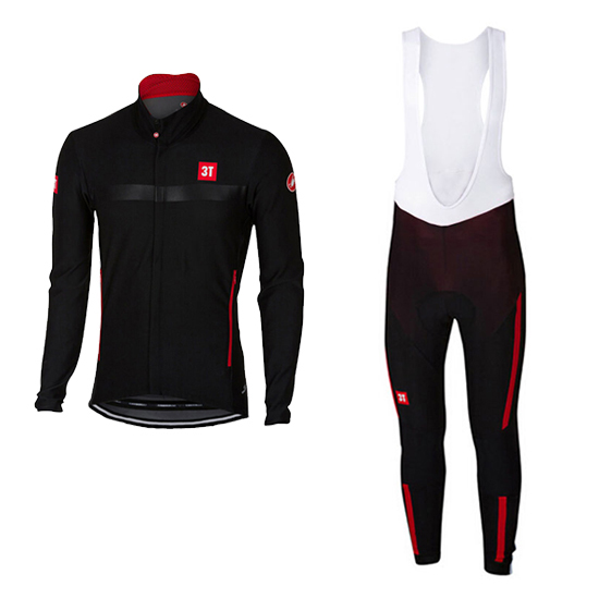 Castelli Langarmtrikot 2017 und Lange Tragerhose shwarz