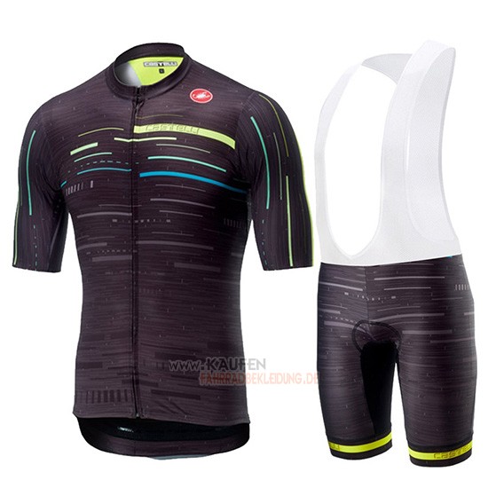 Castelli Tabula Rasa Kurzarmtrikot 2019 und Kurze Tragerhose Shwarz