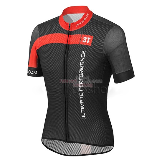Castelli 3T Kurzarmtrikot 2015 Und Kurze Tragerhose Shwarz Und Rot 
