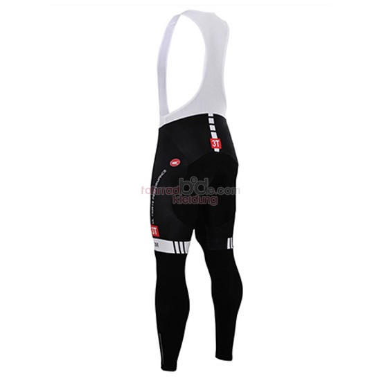 Castelli 3T Langarmtrikot 2015 Und Lange Tragerhose Shwarz Und Rot 