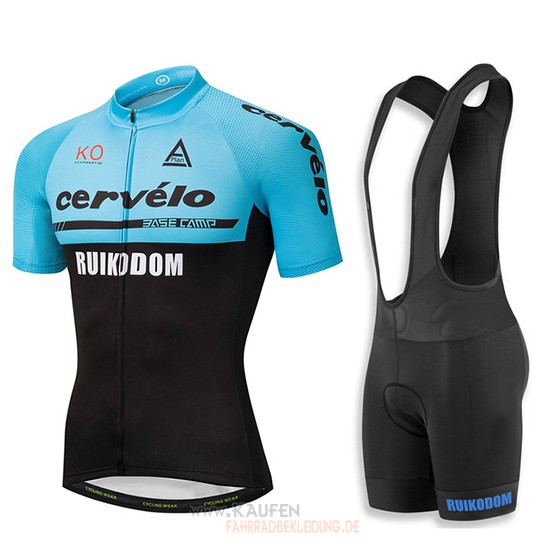 Cervelo Kurzarmtrikot 2018 Und Kurze Tragerhose Blau Und shwarz