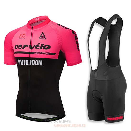 Cervelo Kurzarmtrikot 2018 Und Kurze Tragerhose Rosa Und shwarz