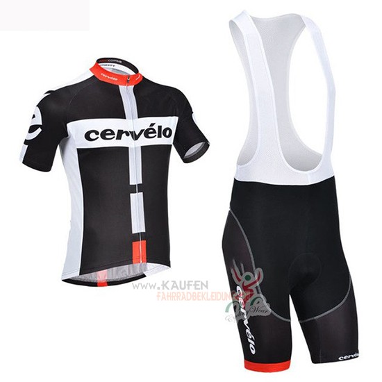 Cervelo Kurzarmtrikot 2019 und Kurze Tragerhose Shwarz Wei