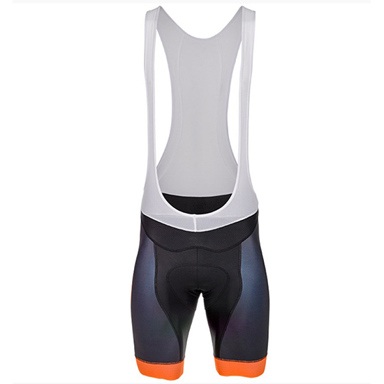 Cipollini Easy Kurzarmtrikot 2018 und Kurze Tragerhose Shwarz Und orange