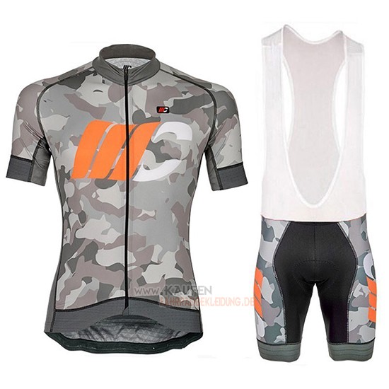 Cipollini Prestig Camo Kurzarmtrikot 2018 und Kurze Tragerhose Camuffamento Orange