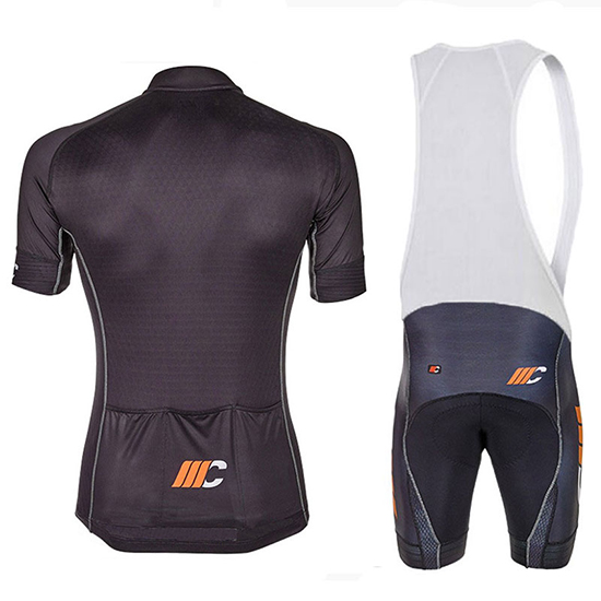 Cipollini Shading Kurzarmtrikot 2018 und Kurze Tragerhose Wei Shwarz Und orange