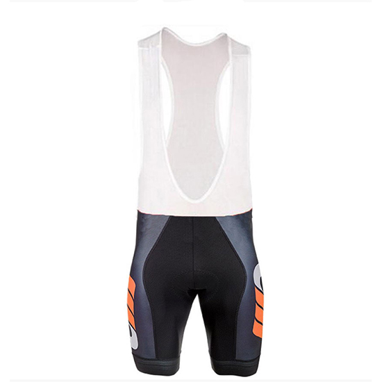 Cipollini Shading Kurzarmtrikot 2018 und Kurze Tragerhose Wei Shwarz Und orange