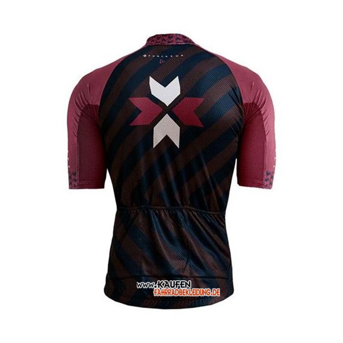 Craft Kurzarmtrikot 2020 und Kurze Tragerhose Dunkel Blau Rot