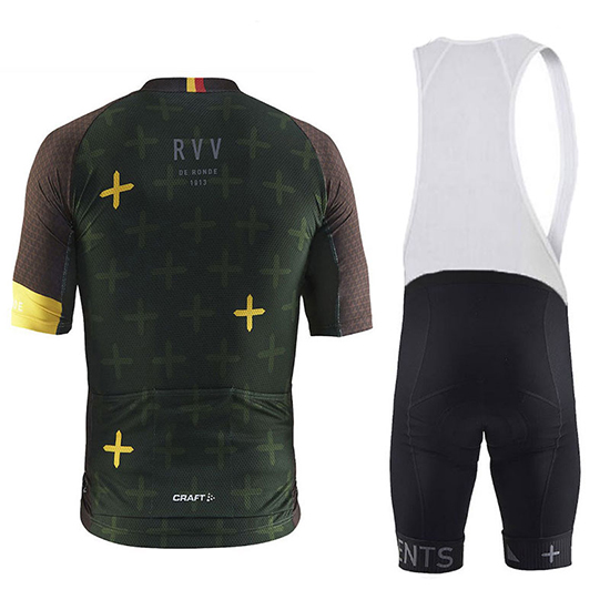 Craft Monument Kurzarmtrikot 2018 und Kurze Tragerhose Aus Grun