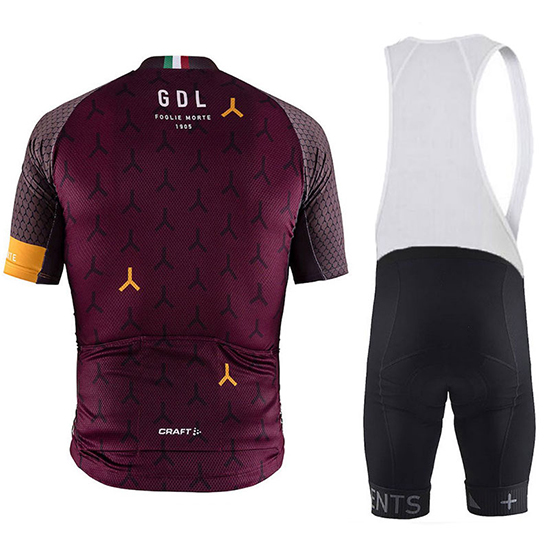 Craft Monument Kurzarmtrikot 2018 und Kurze Tragerhose Aus Rot