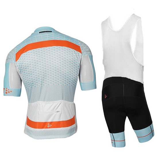 Craft Route Kurzarmtrikot 2018 und Kurze Tragerhose Klar Blau