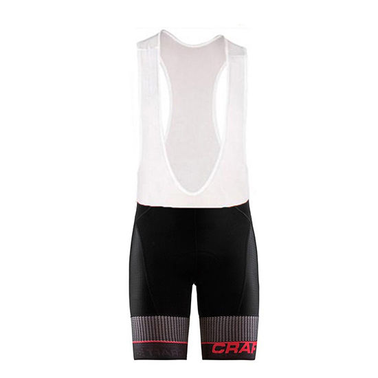 Craft Route Kurzarmtrikot 2018 und Kurze Tragerhose Shwarz Und rot