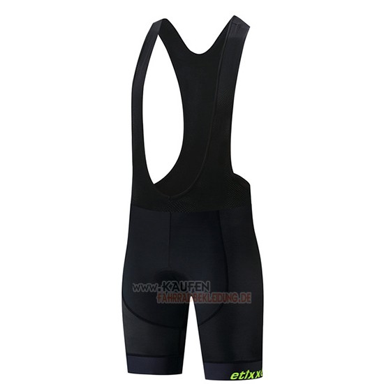 Etixxl Kurzarmtrikot 2019 und Kurze Tragerhose Shwarz Grau Grun