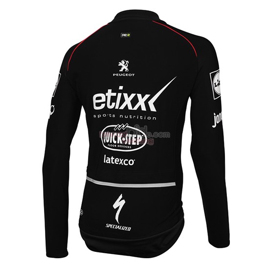 Ettix Quick Step Langarmtrikot 2015 Und Lange Tragerhose Shwarz Und Wei 