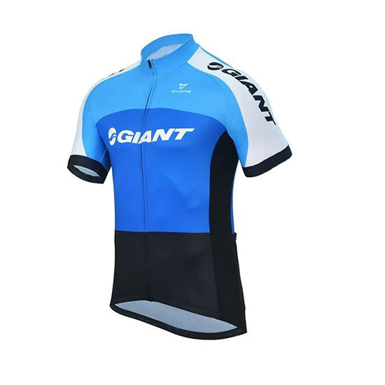 Giant Club Sport Kurzarmtrikot 2018 und Kurze Tragerhose Blau Und shwarz