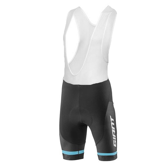 Giant Elevate Kurzarmtrikot 2018 und Kurze Tragerhose Blau Und shwarz