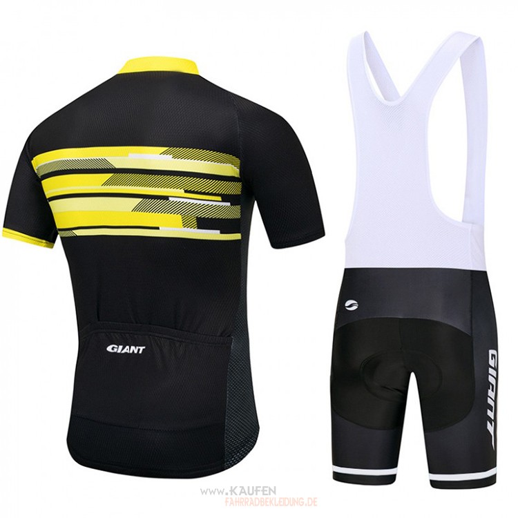 Giant Kurzarmtrikot 2018 Und  Kurze Tragerhose Shwarz Und gelb