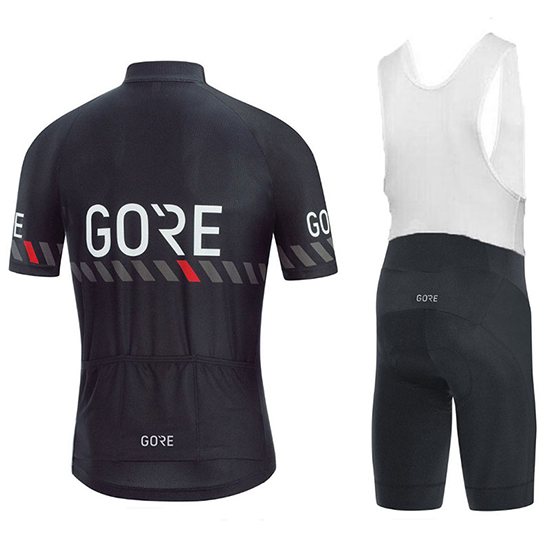 Gore C3 Kurzarmtrikot 2018 und Kurze Tragerhose Shwarz