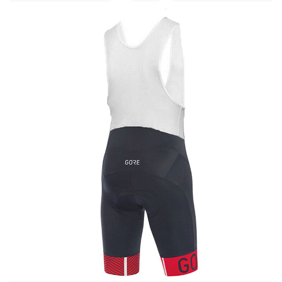 Gore C3 Optiline Kurzarmtrikot 2018 und Kurze Tragerhose Rot Und shwarz
