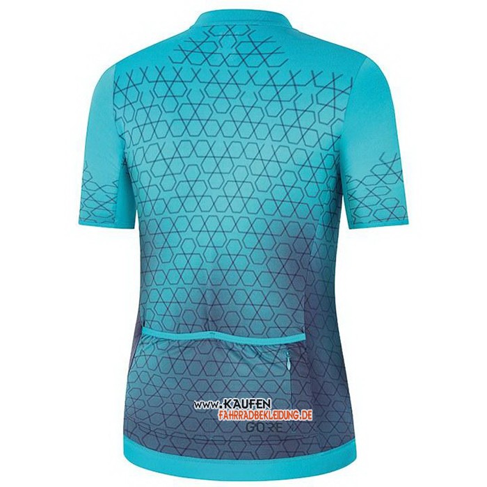 Gore Kurzarmtrikot 2021 und Kurze Tragerhose Blau