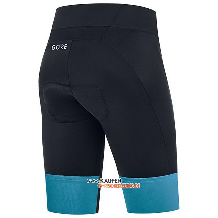 Gore Kurzarmtrikot 2021 und Kurze Tragerhose Blau