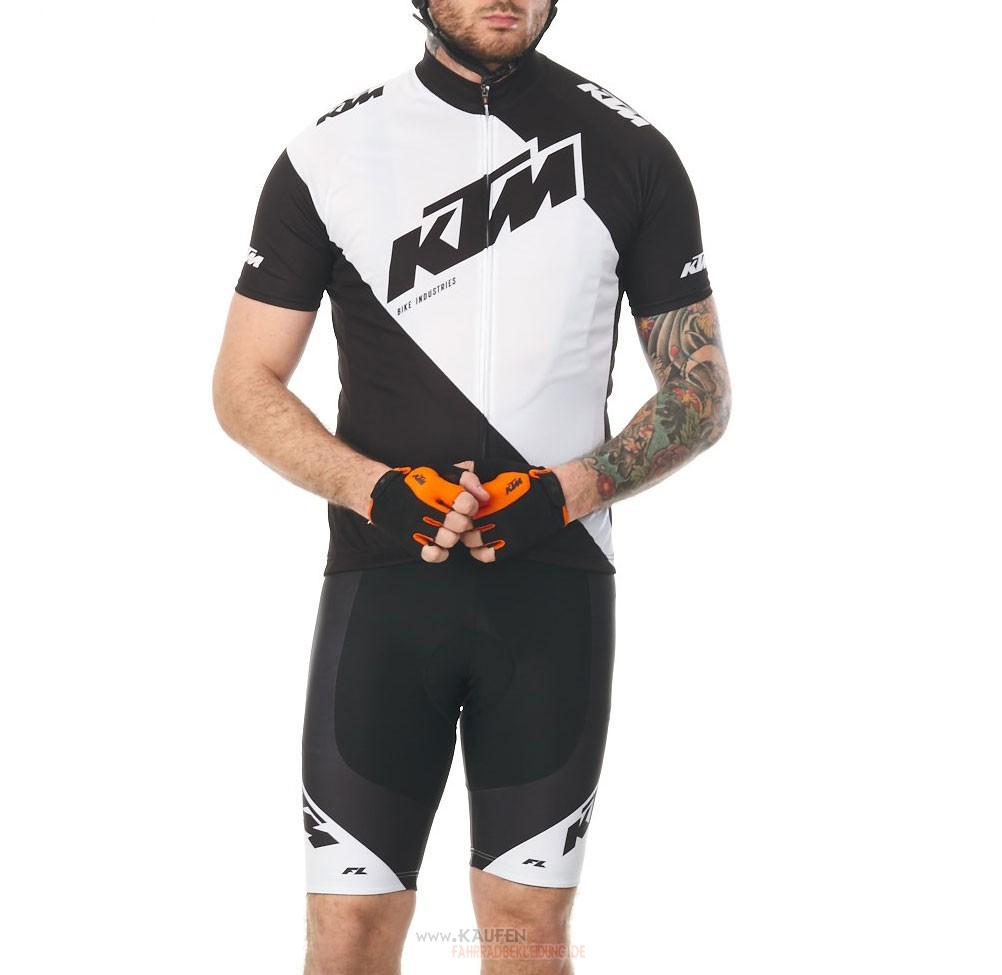 KTM Kurzarmtrikot 2018 und Kurze Tragerhose Wei