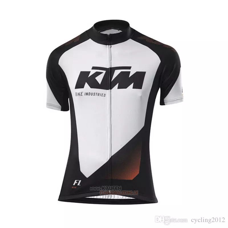 Ktm Kurzarmtrikot 2018 und Kurze Tragerhose Wei Shwarz