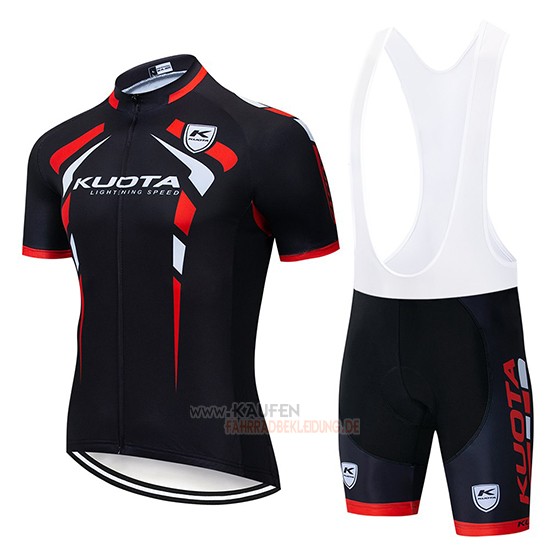 Kuota Kurzarmtrikot 2019 und Kurze Tragerhose Shwarz Rot