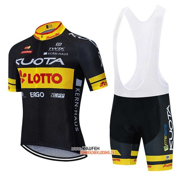 Kuota Kurzarmtrikot 2020 und Kurze Tragerhose Shwarz Gelb