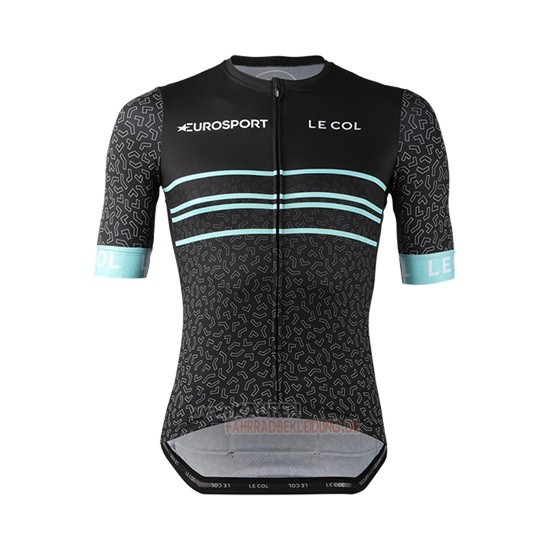 Eurosport Lecol Kurzarmtrikot 2019 und Kurze Tragerhose Shwarz Mint