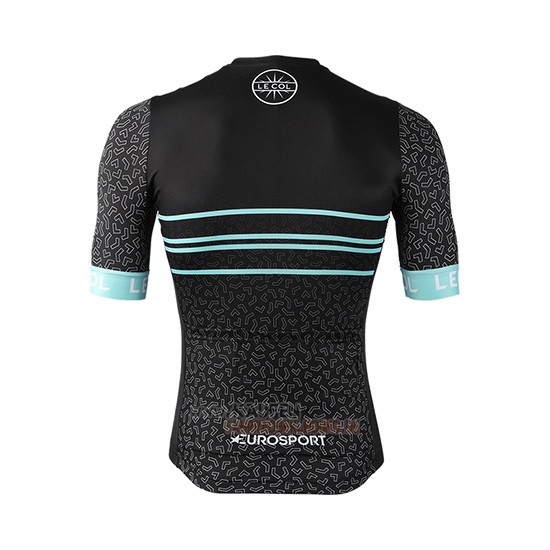 Eurosport Lecol Kurzarmtrikot 2019 und Kurze Tragerhose Shwarz Mint