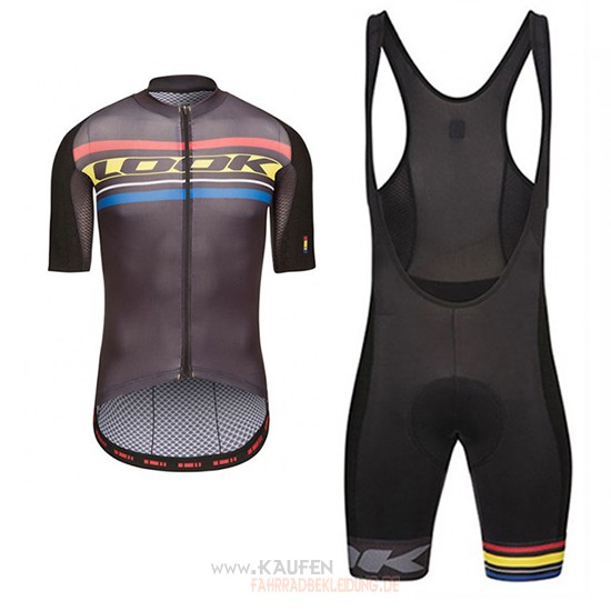 Look Aero Carrera Kurzarmtrikot 2017 Und Kurze Tragerhose Shwarz Und Gelb