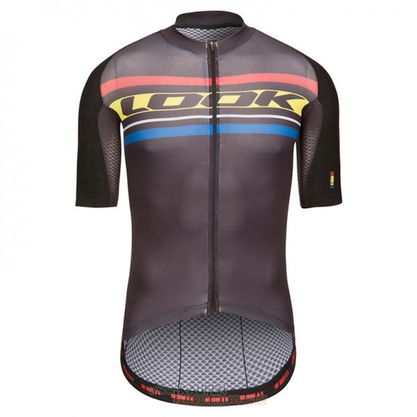 Look Aero Carrera Kurzarmtrikot 2017 Und Kurze Tragerhose Shwarz Und Gelb