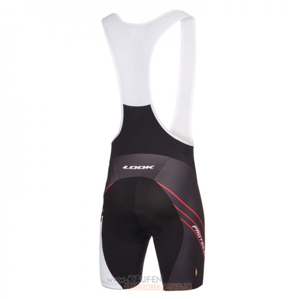 Look Pro Equipo Kurzarmtrikot 2017 Und Kurze Tragerhose Shwarz Und Rot