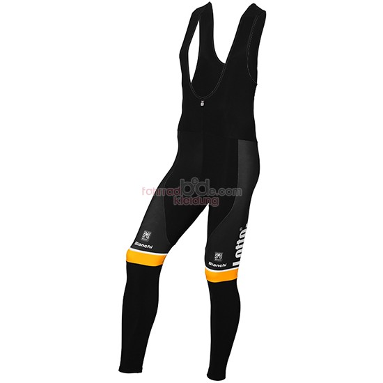 Lotto NL Jumbo Langarmtrikot 2015 Und Lange Tragerhose gelb Und Shwarz 