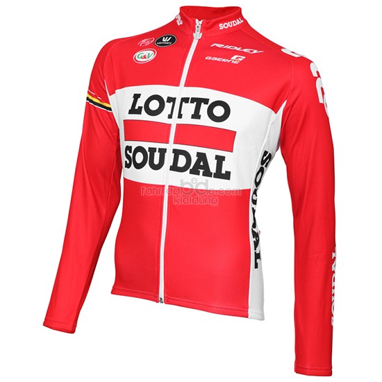 Lotto Soudal Kurzarmtrikot 2015 Und Kurze Tragerhose rot Und Wei 