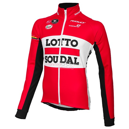 Lotto Soudal Langarmtrikot 2015 Und Lange Tragerhose rot Und Shwarz 