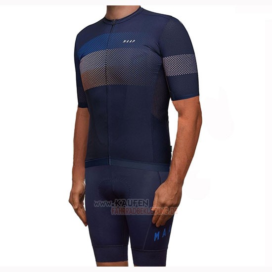 Maap Aether Kurzarmtrikot 2019 und Kurze Tragerhose Aus Blau