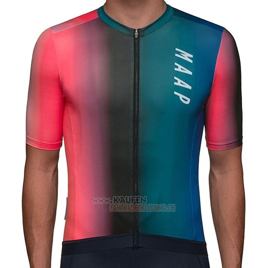 Maap Cortina Kurzarmtrikot 2019 und Kurze Tragerhose Rot Grun Blau