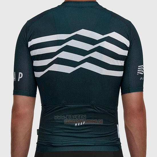 Maap Flag Kurzarmtrikot 2019 und Kurze Tragerhose Grun Wei Shwarz
