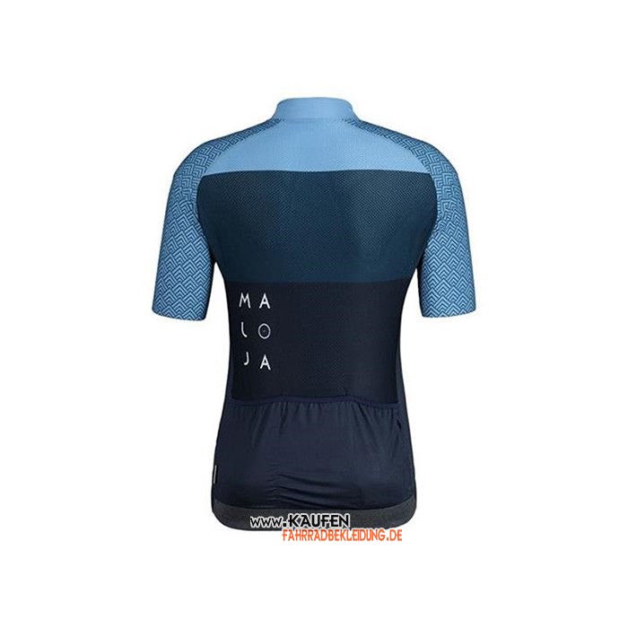 Maloja Kurzarmtrikot 2020 und Kurze Tragerhose Blau