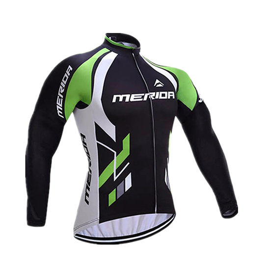 Merida Langarmtrikot 2017 und Lange Tragerhose shwarz und Wei