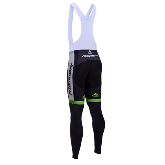 Merida Langarmtrikot 2017 und Lange Tragerhose shwarz und grun